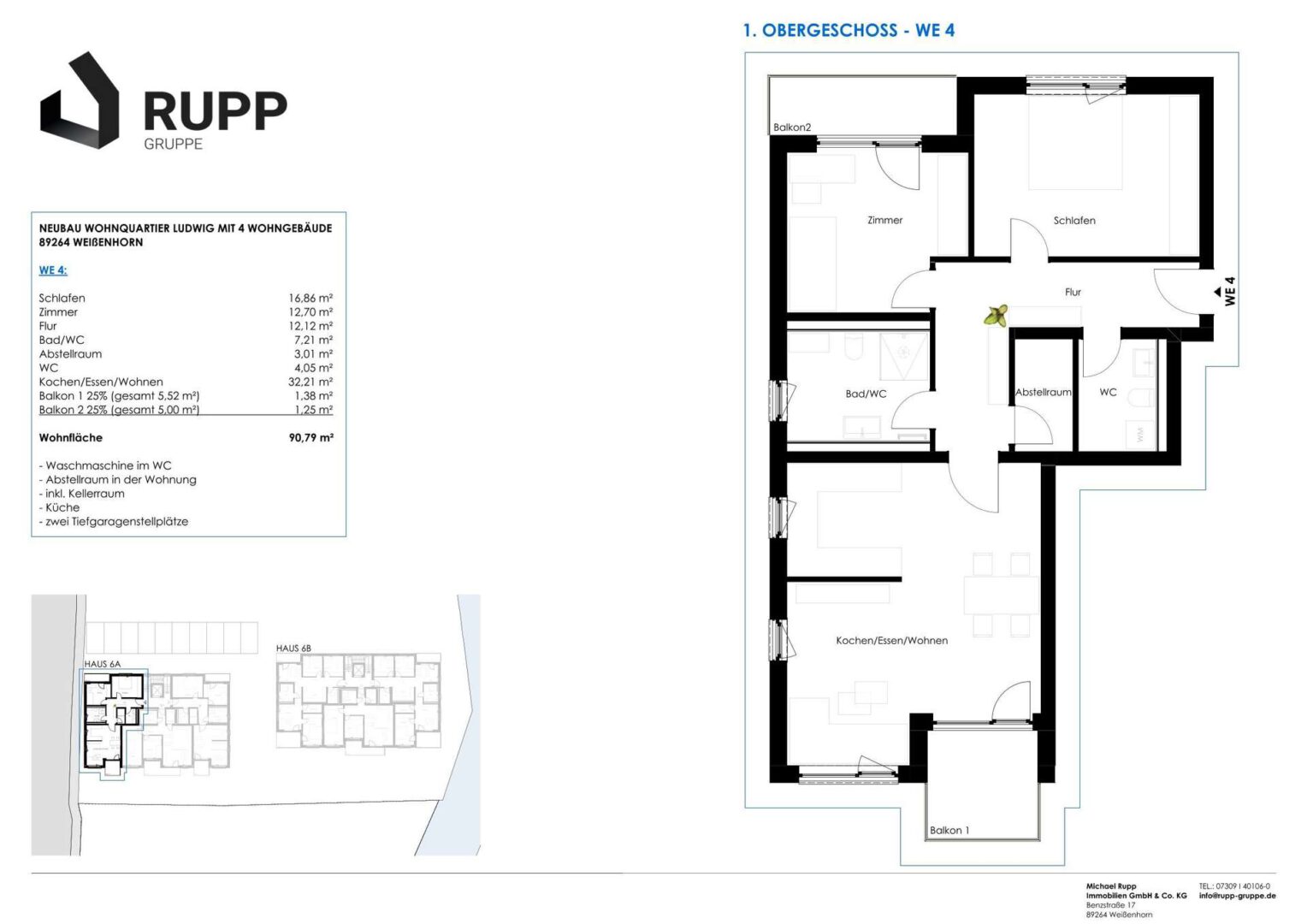 Vermietungsplan WE4