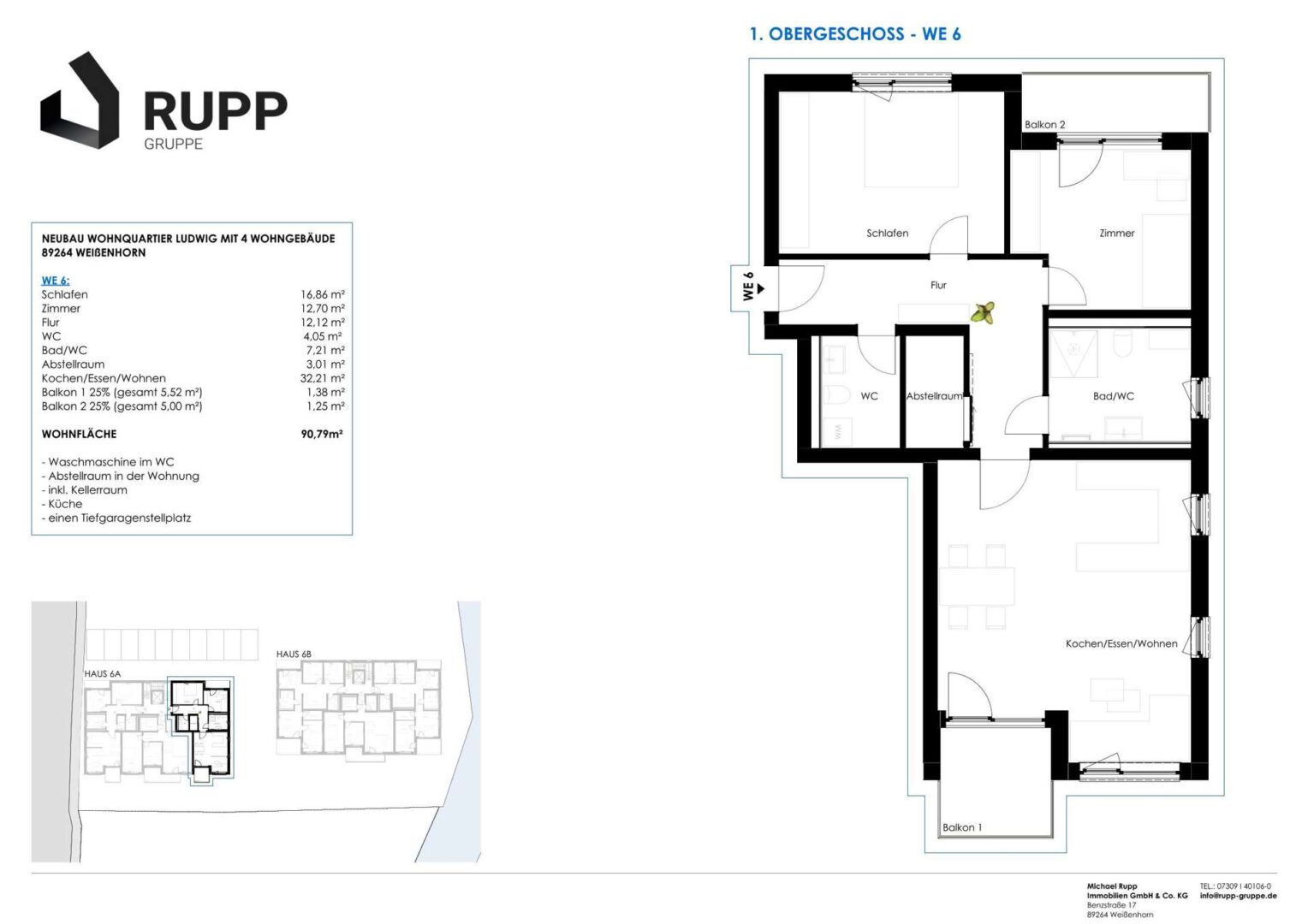 Vermietungsplan WE6