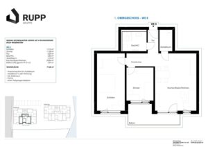 Vermietungsplan WE5