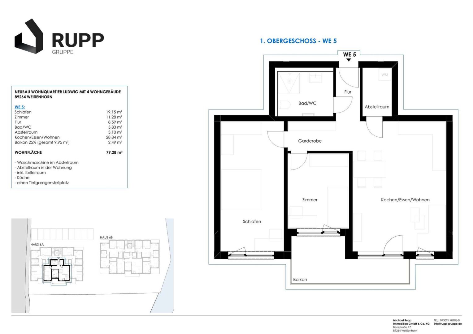 Vermietungsplan WE5