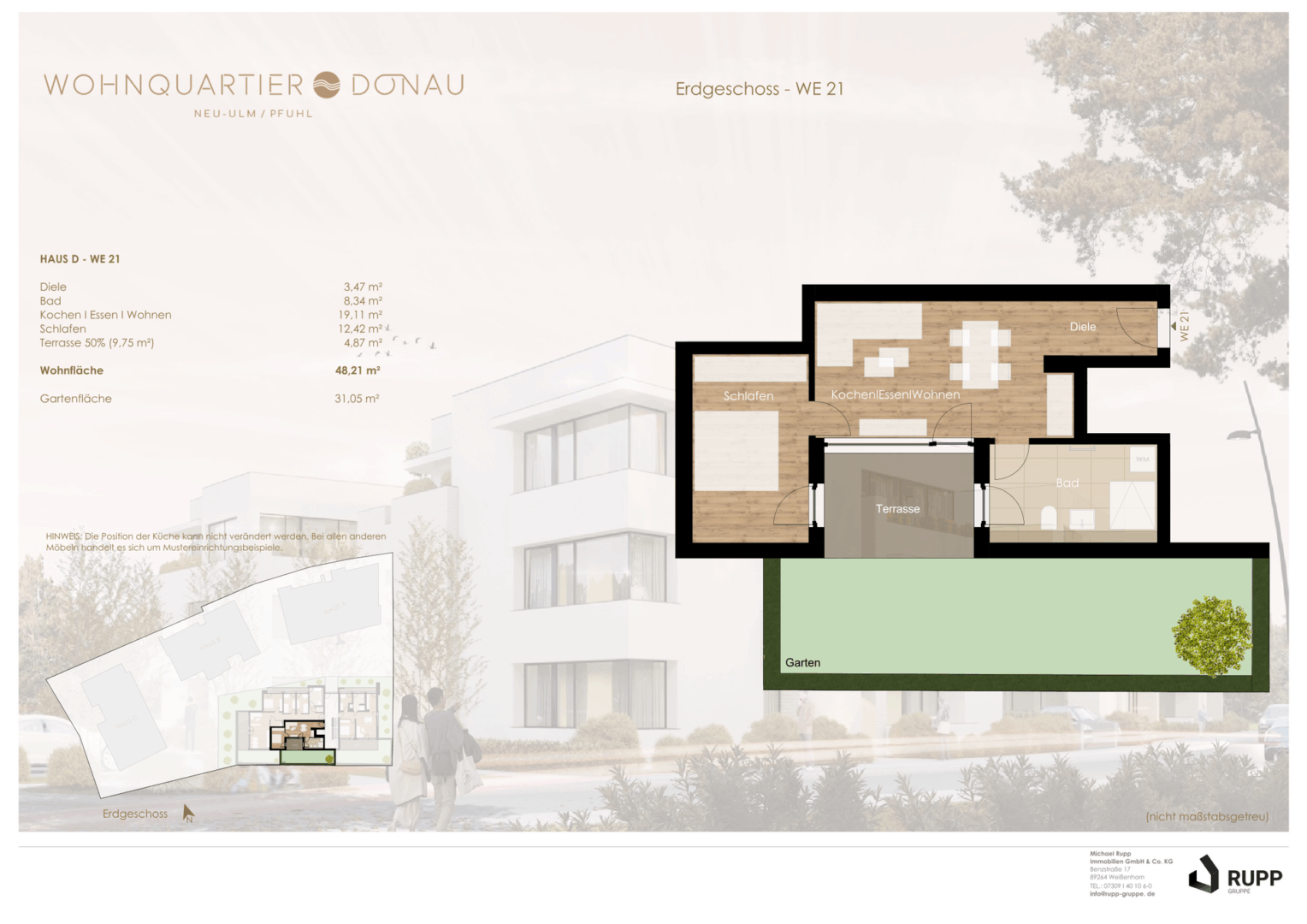 134224 BA2_Haus D_WQ Donau Pfuhl_Verkaufsplan_WE 21