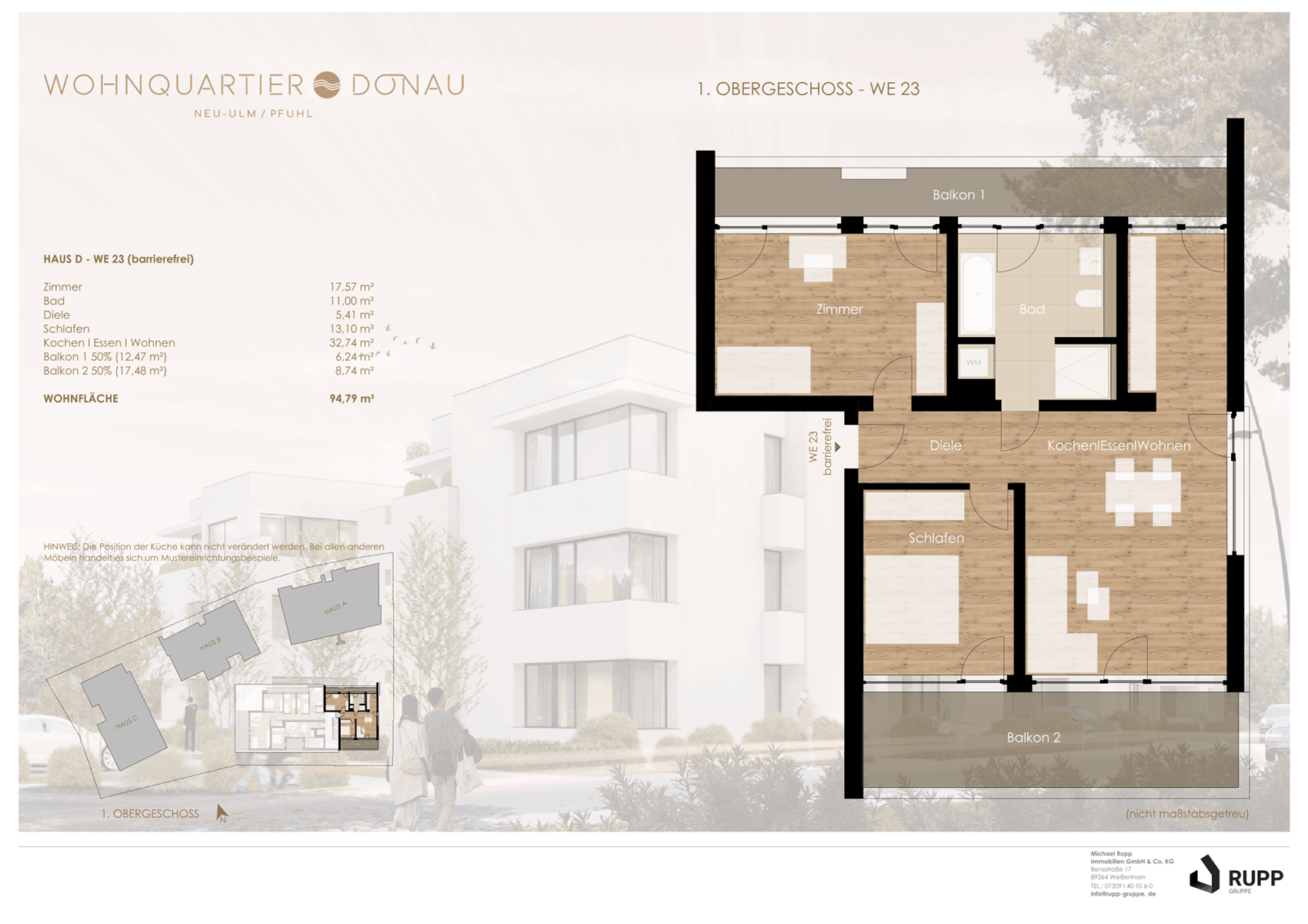 134224 BA2_Haus D_WQ Donau Pfuhl_Verkaufsplan_WE 23