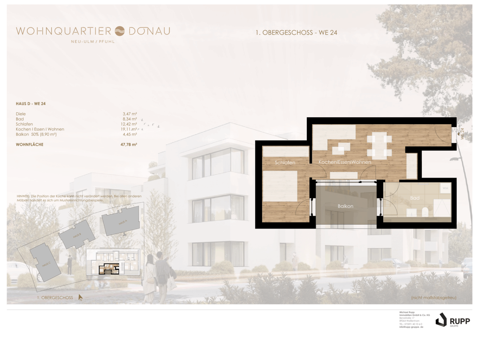 134224 BA2_Haus D_WQ Donau Pfuhl_Verkaufsplan_WE 24