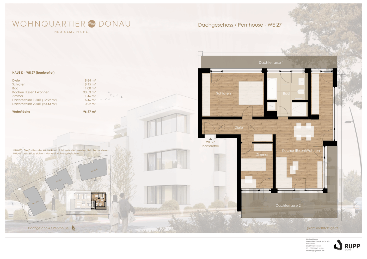134224 BA2_Haus D_WQ Donau Pfuhl_Verkaufsplan_WE 27