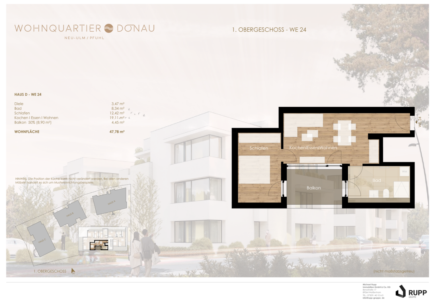 134224 BA2_Haus D_WQ Donau Pfuhl_Verkaufsplan_WE 24